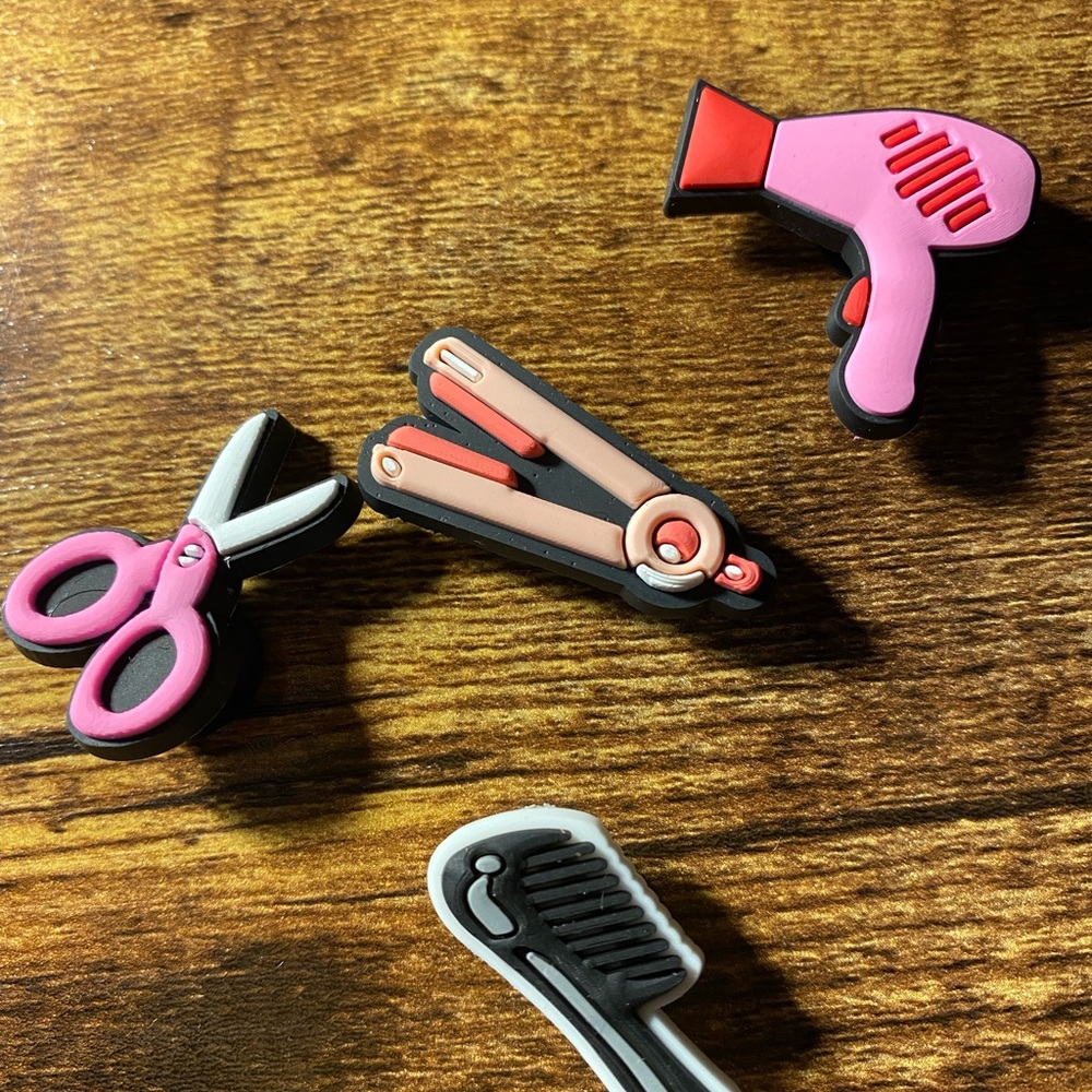 New ( Hair Stylist ) Croc Charms.